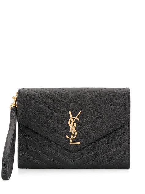 ysl pouch with strap|ysl clutch women.